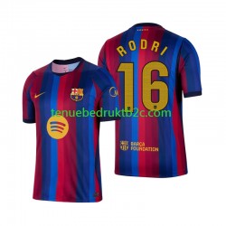 Thuisshirt FC Barcelona Rodri 16 Mannen 2026-27 S-S
