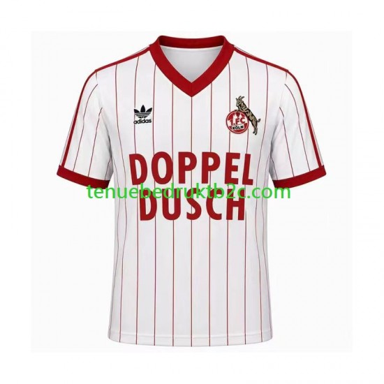 Thuisshirt Retro FC Köln 1982 1983 Mannen S-S