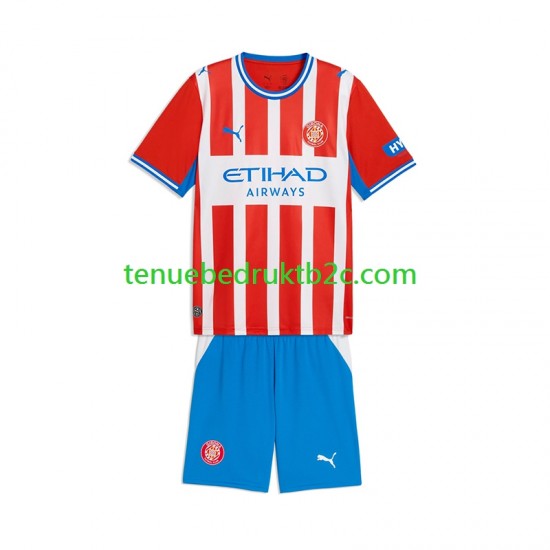 Thuisshirt Girona Voetbalteneu Kinderen 2026-27 S-S