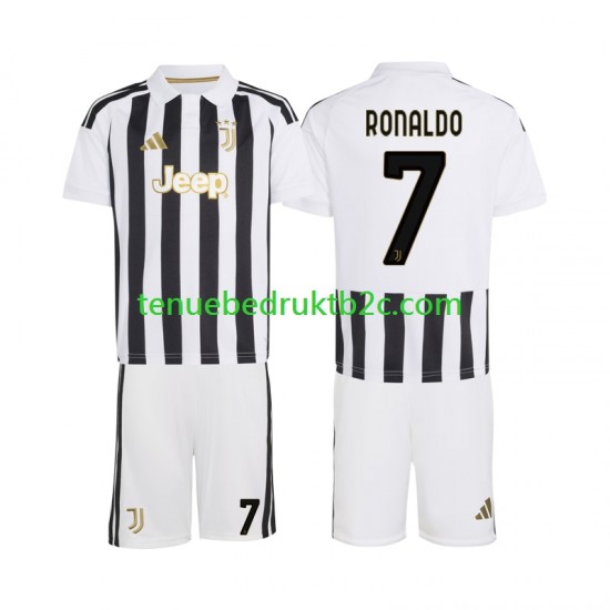 Thuisshirt Juventus Cristiano Ronaldo 7 Voetbalteneu Kinderen 2026-27 S-S
