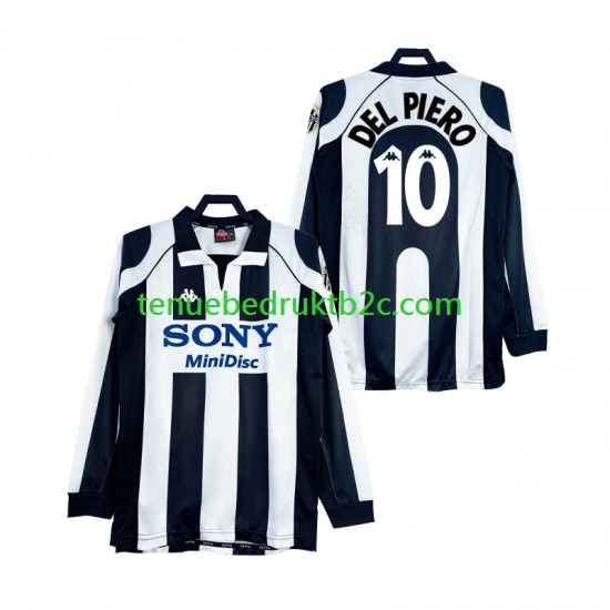 Thuisshirt Retro Juventus DEL PIERO 10 1997 Mannen 1998 L-S