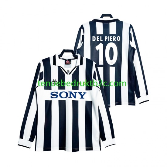 Thuisshirt Retro Juventus DEL PIERO 10 1997 Mannen L-S