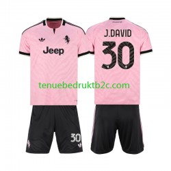 Uitshirt Juventus Jonathan David 30 Voetbalteneu Kinderen 2026-27 S-S