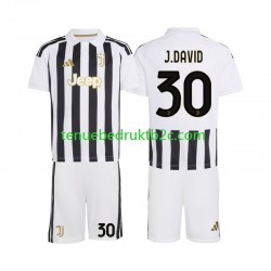 Thuisshirt Juventus Jonathan David 30 Voetbalteneu Kinderen 2026-27 S-S