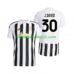 Thuisshirt Juventus Jonathan David 30 Mannen 2026-27 S-S