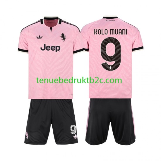 Uitshirt Juventus Randal Kolo Muani 9 Voetbalteneu Kinderen 2026-27 S-S