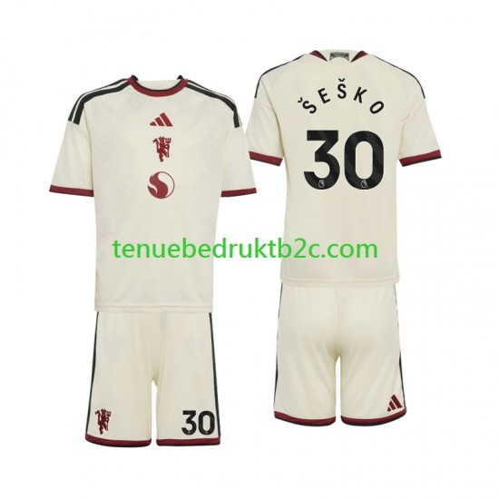 3de shirt Manchester United Benjamin Sesko 30 Voetbalteneu Kinderen 2026-27 S-S