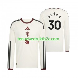 3de shirt Manchester United Benjamin Sesko 30 Mannen 2026-27 L-S