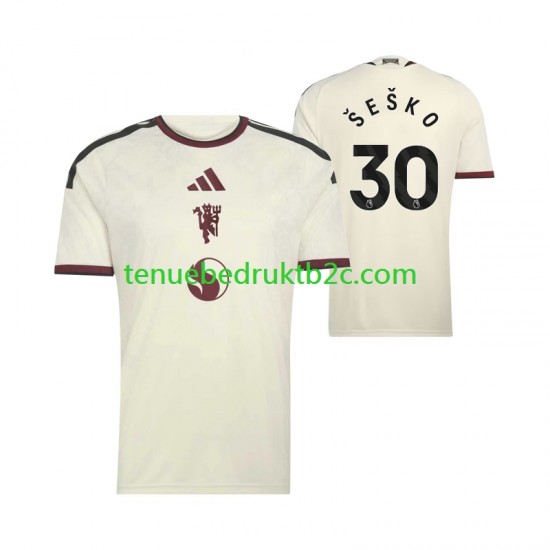 3de shirt Manchester United Benjamin Sesko 30 Mannen 2026-27 S-S