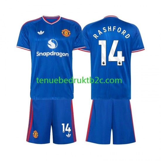Uitshirt Manchester United Marcus Rashford 14 Voetbalteneu Kinderen 2026-27 S-S