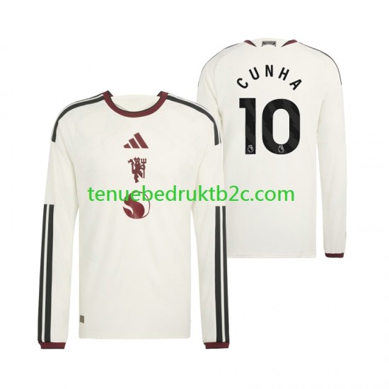 3de shirt Manchester United Matheus Cunha 10 Mannen 2026-27 L-S
