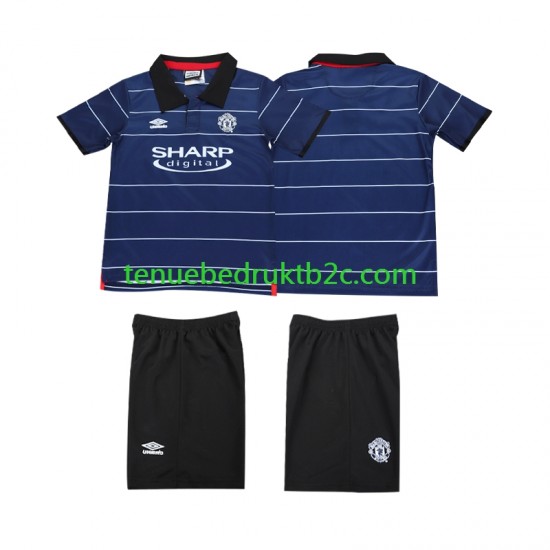 Uitshirt Retro Manchester United 2000 Voetbalteneu Kinderen 1999 S-S
