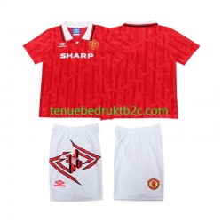 Thuisshirt Retro Manchester United 1993 Voetbalteneu Kinderen 1994 S-S