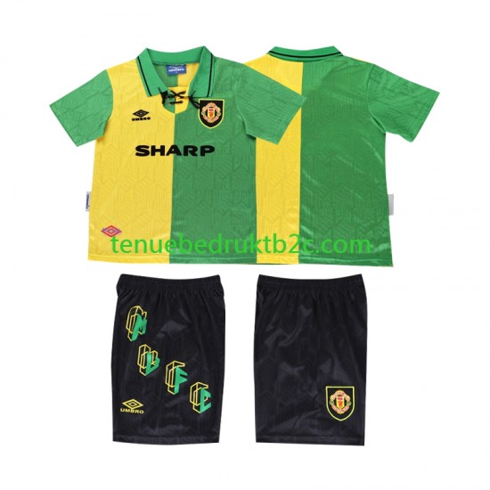 3de shirt Retro Manchester United 1992 Voetbalteneu Kinderen 1994 S-S