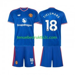 Uitshirt Manchester United Youri Tielemans 18 Voetbalteneu Kinderen 2026-27 S-S