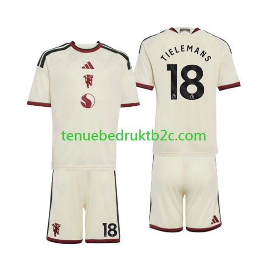3de shirt Manchester United Youri Tielemans 18 Voetbalteneu Kinderen 2026-27 S-S