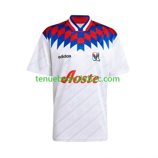 Thuisshirt Retro Olympique Lyonnais 1995 1996 Mannen S-S