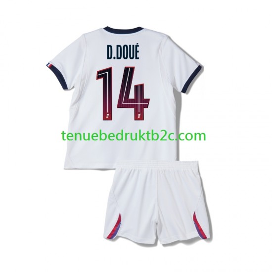 Uitshirt Paris Saint-Germain Desire Doue 14 Voetbalteneu Kinderen 2026-27 S-S