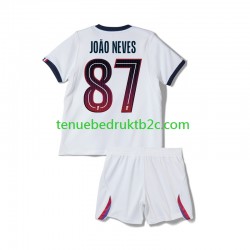 Uitshirt Paris Saint-Germain Joao Neves 87 Voetbalteneu Kinderen 2026-27 S-S