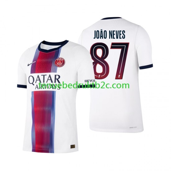 Uitshirt Paris Saint-Germain Joao Neves 87 Mannen 2026-27 S-S