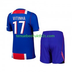 Thuisshirt Paris Saint-Germain Vitinha 17 Voetbalteneu Kinderen 2026-27 S-S
