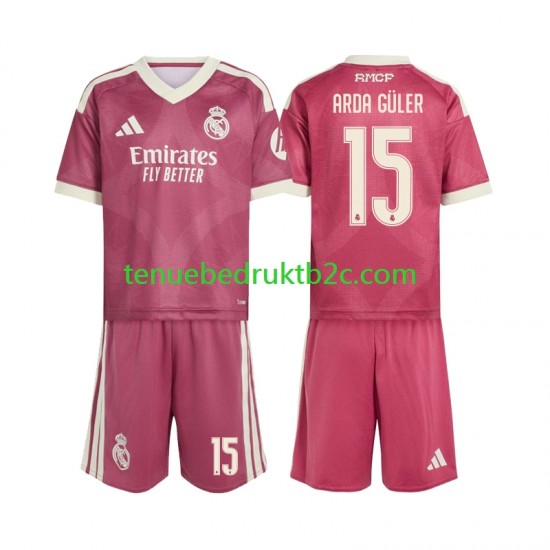 3de shirt Real Madrid Arda Guler 15 Voetbalteneu Kinderen 2026-27 S-S