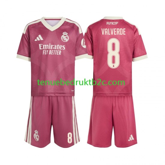 3de shirt Real Madrid Federico Valverde 8 Voetbalteneu Kinderen 2026-27 S-S