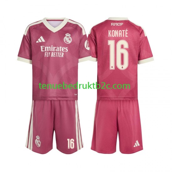 3de shirt Real Madrid Ibrahima Konate 16 Voetbalteneu Kinderen 2026-27 S-S