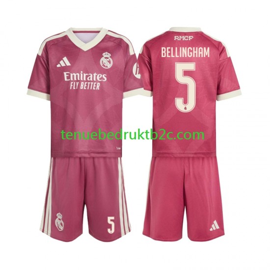 3de shirt Real Madrid Jude Bellingham 5 Voetbalteneu Kinderen 2026-27 S-S