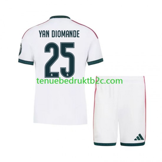 Thuisshirt Real Madrid Yan Diomande 25 Voetbalteneu Kinderen 2026-27 S-S