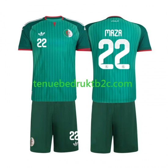 Uitshirt Algerije Ibrahim Maza 22 Voetbalteneu Kinderen 2026 S-S