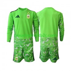 3de shirt Argentinië Keeper Voetbalteneu Kinderen WK 2026 L-S