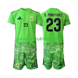 3de shirt Argentinië Keeper Emiliano Martinez 23 Voetbalteneu Kinderen WK 2026 S-S