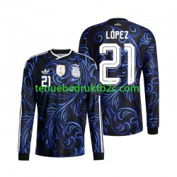 Uitshirt Argentinië Jose Manuel Lopez 21 Mannen WK 2026 L-S