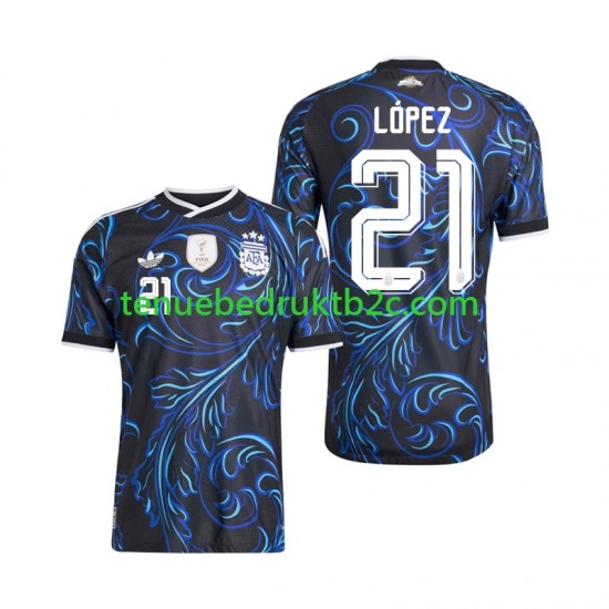 Uitshirt Argentinië Jose Manuel Lopez 21 Mannen WK 2026 S-S
