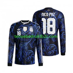 Uitshirt Argentinië Nico Paz 18 Mannen WK 2026 L-S