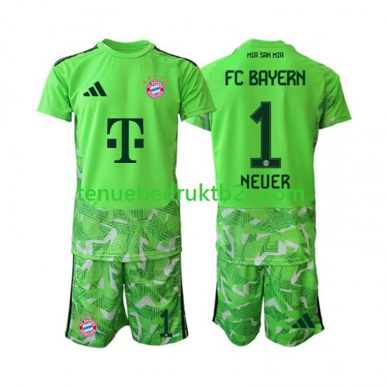 Thuisshirt FC Bayern München Keeper Manuel Neuer 1 Voetbalteneu Kinderen 2026-27 S-S