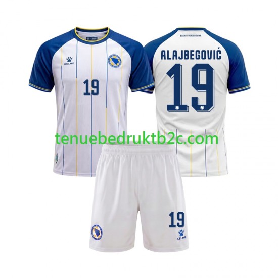 Uitshirt Bosnië-Herzegovina Kerim Alajbegovic 19 Voetbalteneu Kinderen WK 2026 S-S