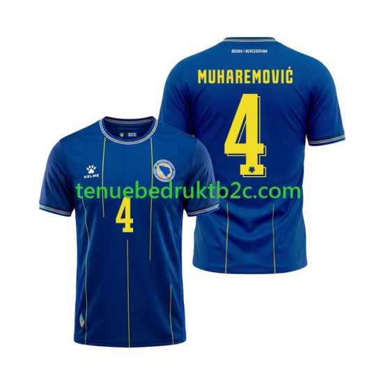 Thuisshirt Bosnië-Herzegovina Tarik Muharemovic 4 Mannen WK 2026 S-S