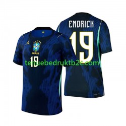 Uitshirt Brazilië Endrick 19 Mannen WK 2026 S-S