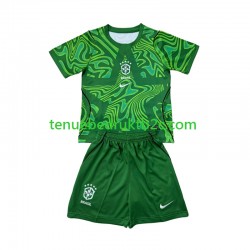 Uitshirt Brazilië Keeper Voetbalteneu Kinderen WK 2026 S-S