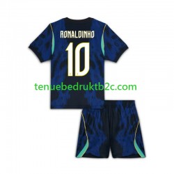 Uitshirt Brazilië Ronaldinho 10 Voetbalteneu Kinderen WK 2026 S-S