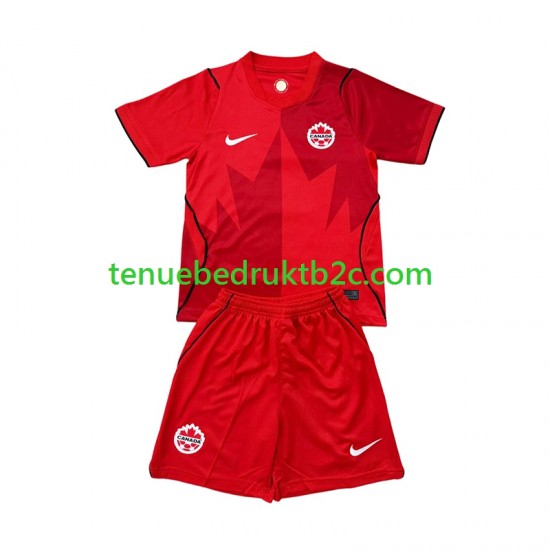 Thuisshirt Canada Voetbalteneu Kinderen WK 2026 S-S