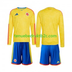 Thuisshirt Colombia Voetbalteneu Kinderen WK 2026 L-S