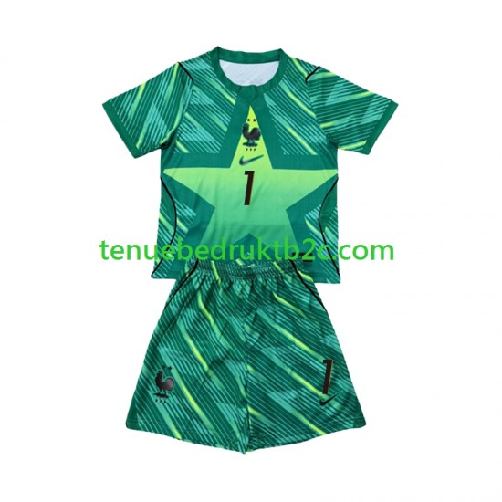3de shirt Frankrijk Keeper Brice Samba 1 Voetbalteneu Kinderen WK 2026 S-S