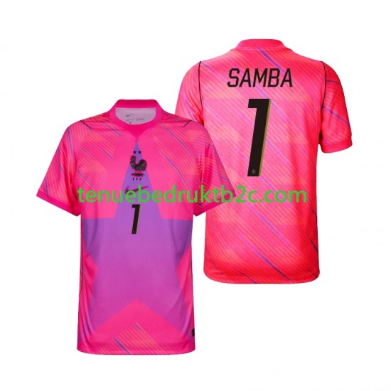 Uitshirt Frankrijk Keeper Brice Samba 1 Mannen WK 2026 S-S