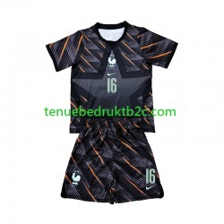 Thuisshirt Frankrijk Keeper Mike Maignan 16 Voetbalteneu Kinderen WK 2026 S-S