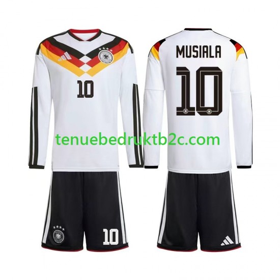 Thuisshirt Duitsland Jamal Musiala 10 Voetbalteneu Kinderen WK 2026 L-S