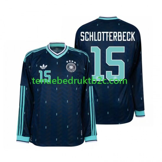 Uitshirt Duitsland Nico Schlotterbeck 15 Mannen WK 2026 L-S