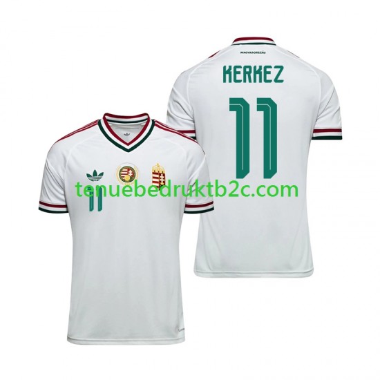 Uitshirt Hongarije Milos Kerkez 11 Mannen WK 2026 S-S